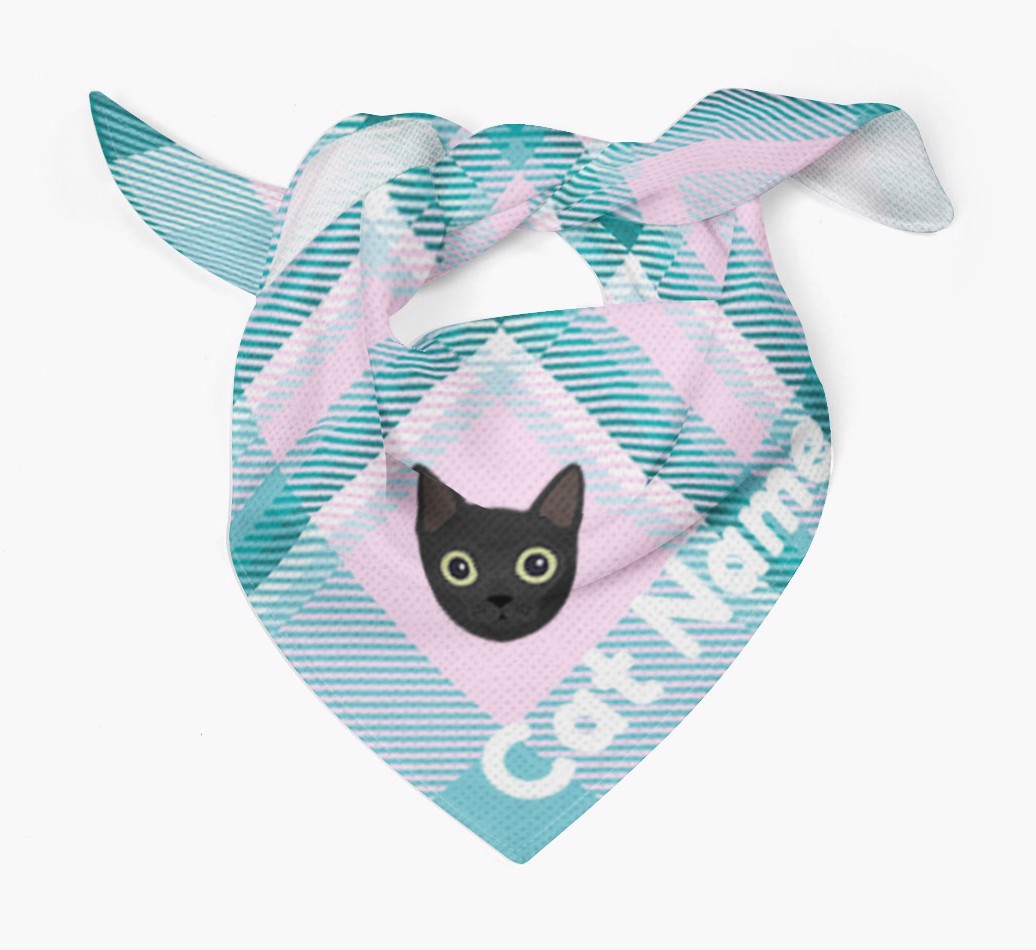 'Tartan' - Personalised {breedFullName} Bandana