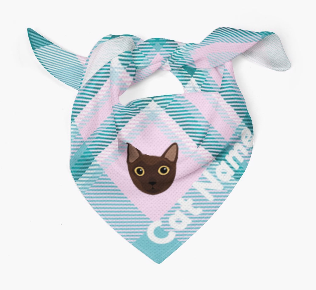 'Tartan' - Personalised {breedFullName} Bandana
