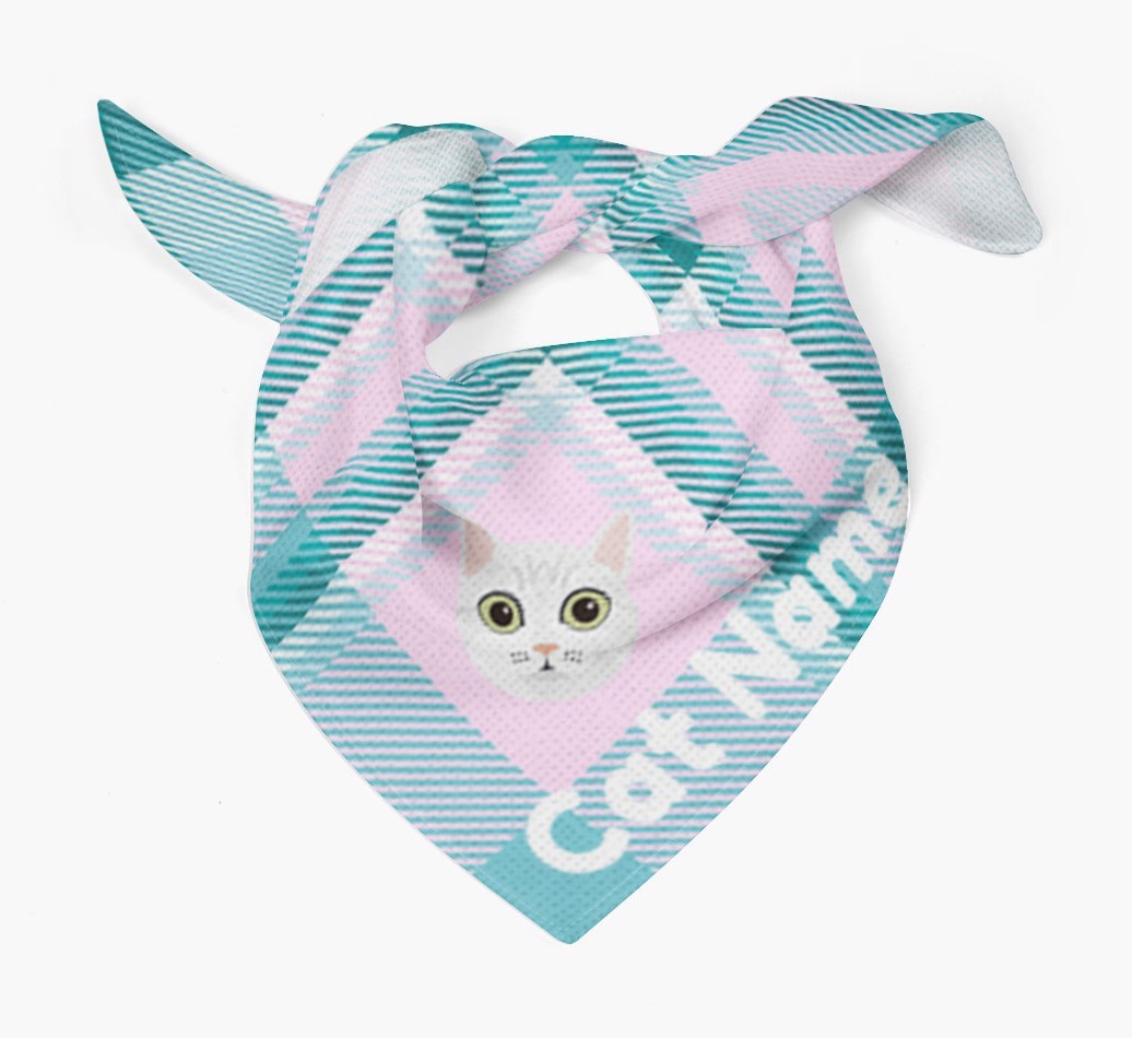 'Tartan' - Personalised {breedFullName} Bandana