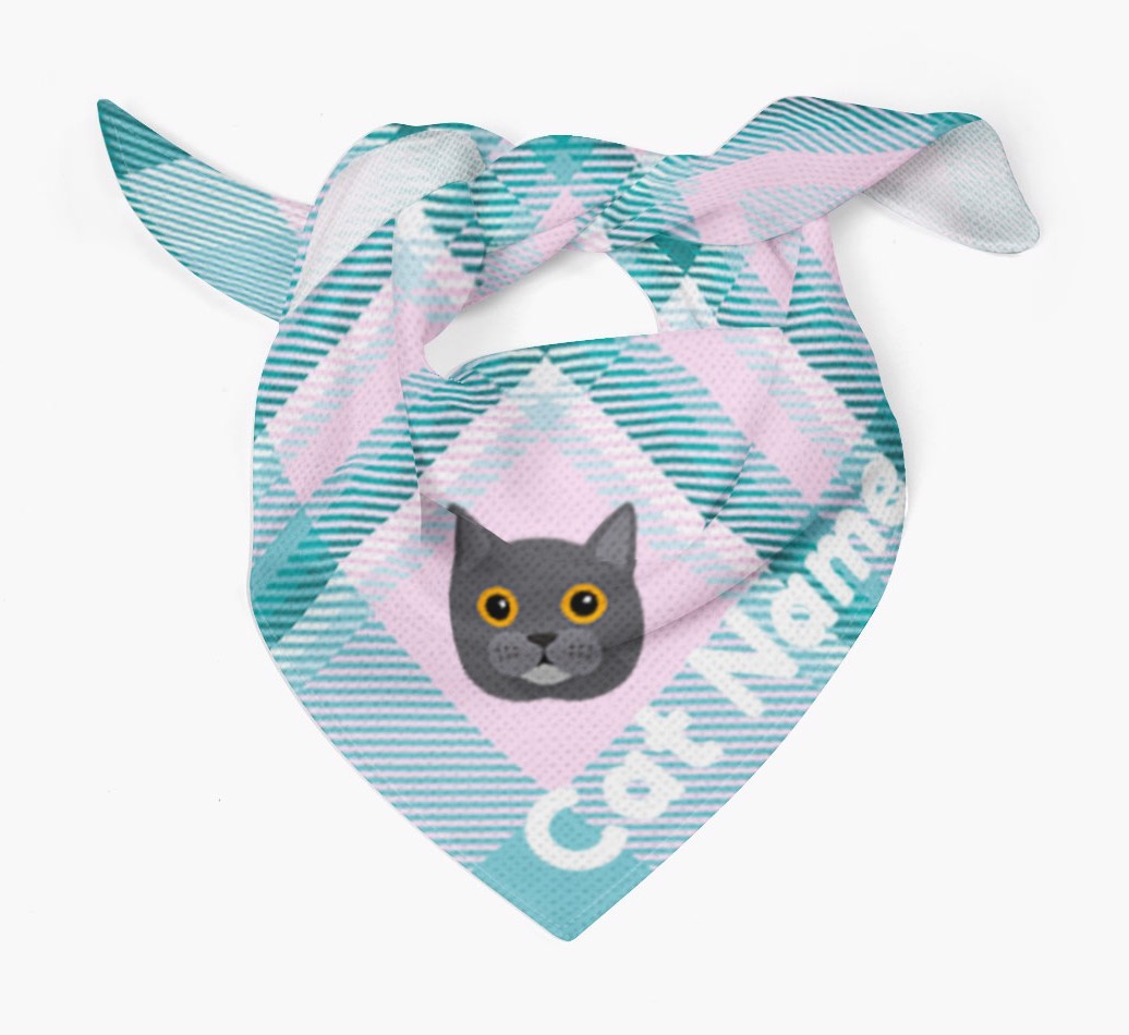 'Tartan' - Personalised {breedFullName} Bandana