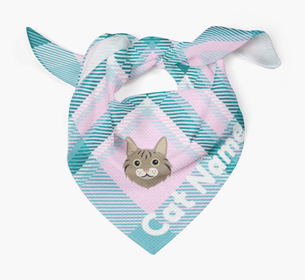 'Tartan' - Personalised {breedFullName} Bandana