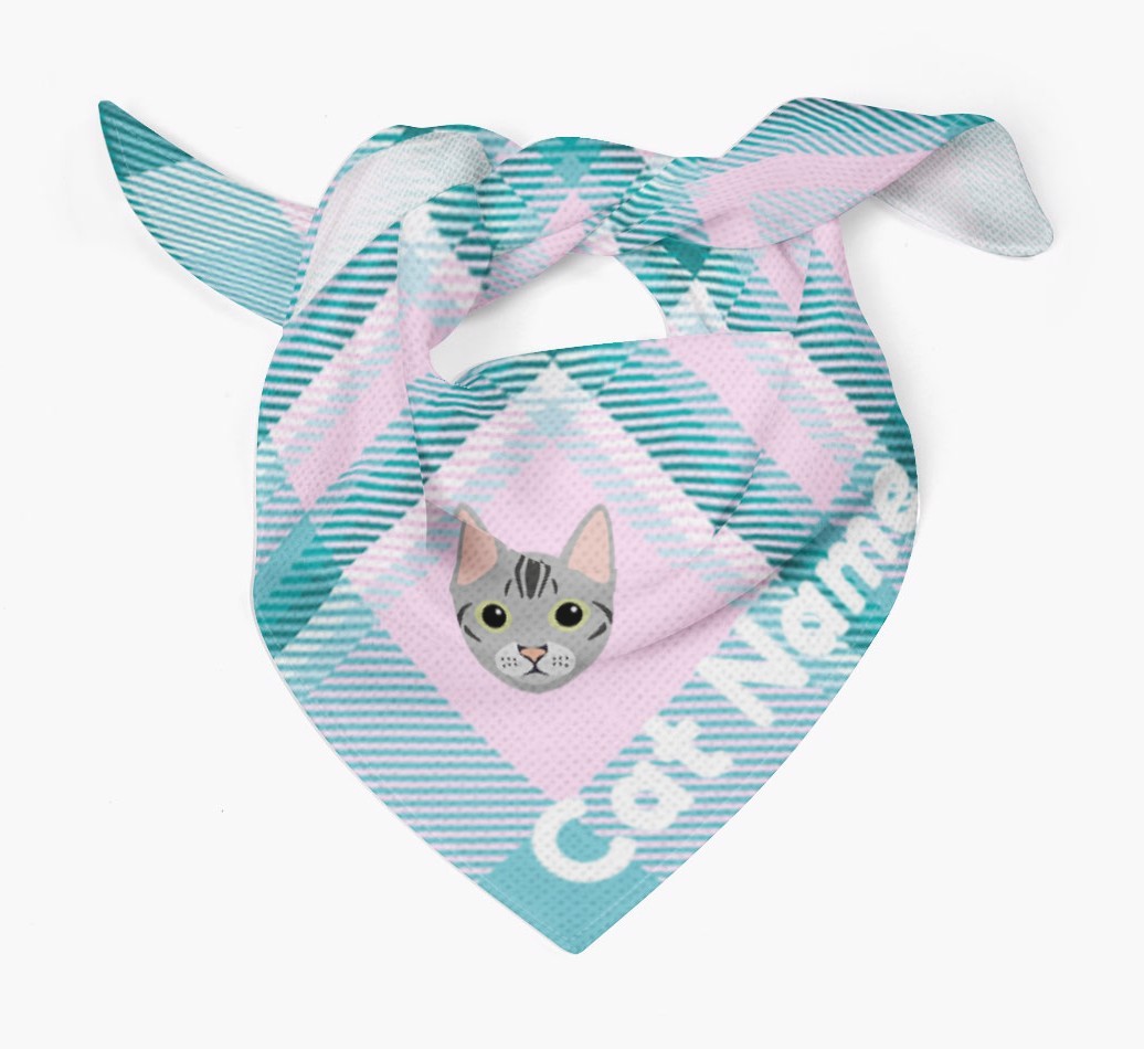 'Tartan' - Personalised {breedFullName} Bandana