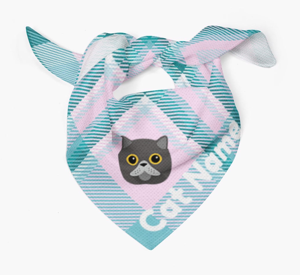 'Tartan' - Personalised {breedFullName} Bandana