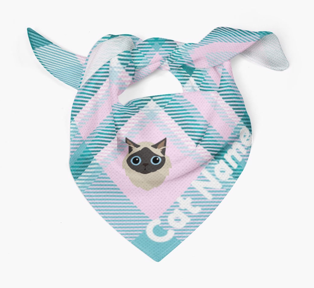 'Tartan' - Personalised {breedFullName} Bandana