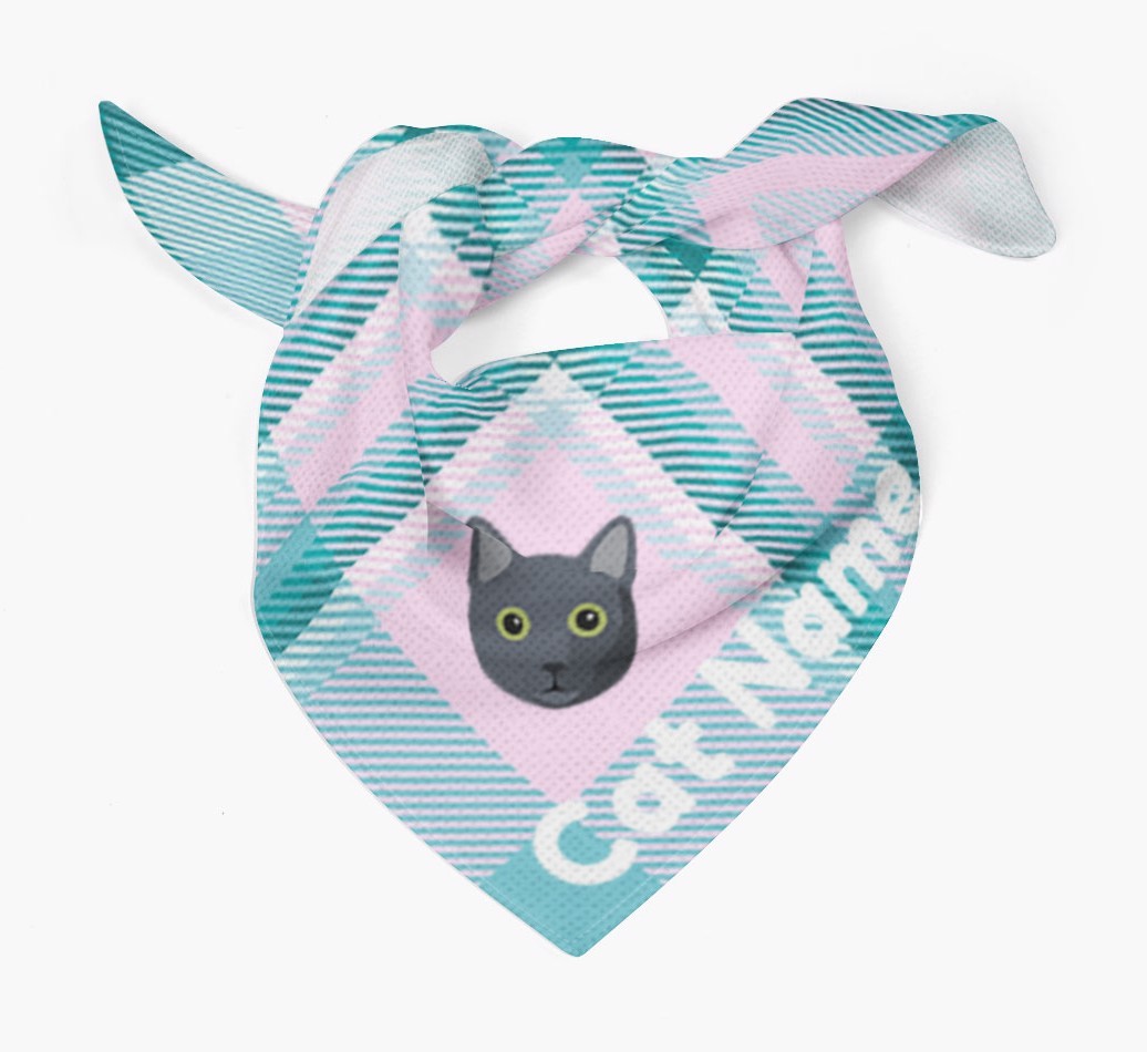 'Tartan' - Personalised {breedFullName} Bandana
