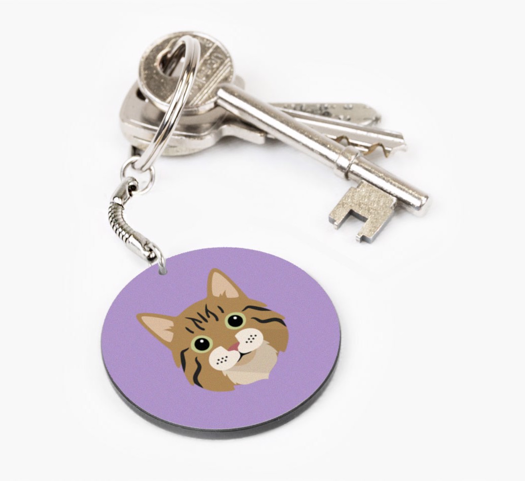 Personalized Cat Keychains