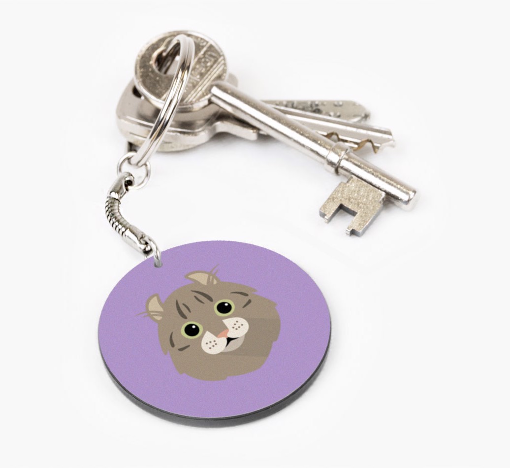 Personalized Cat Keychains