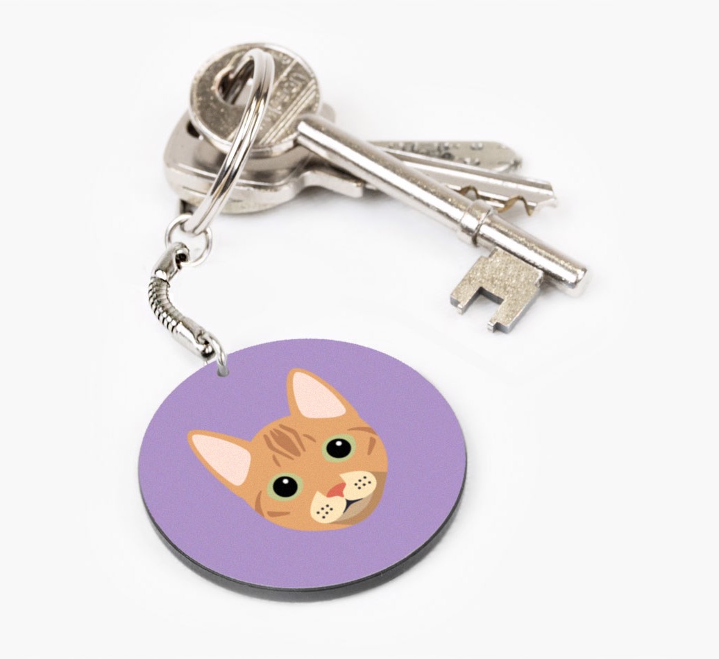Personalized Cat Keychains