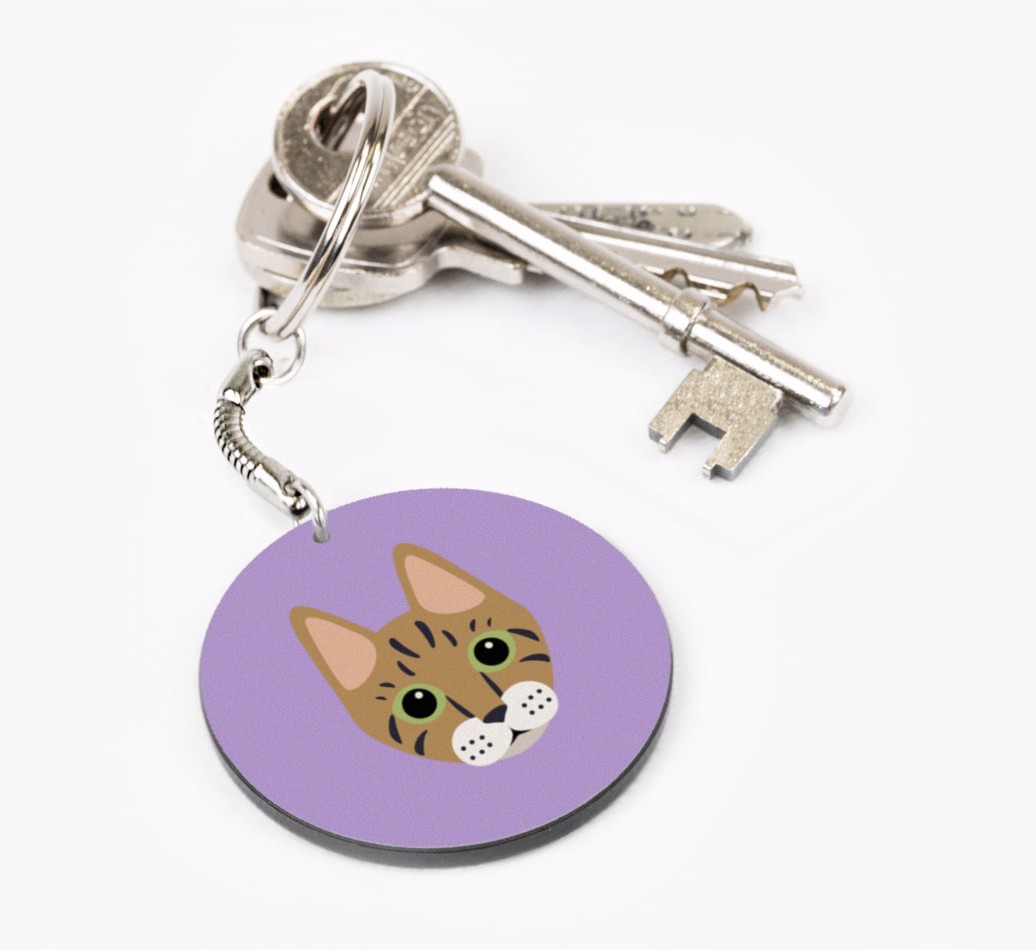 Personalized Cat Keychains