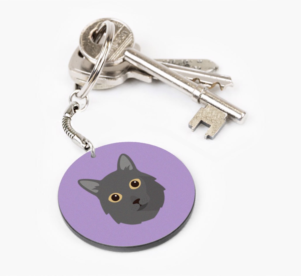 Personalized Cat Keychains