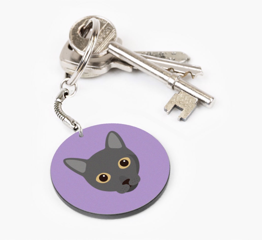 Personalized Cat Keychains