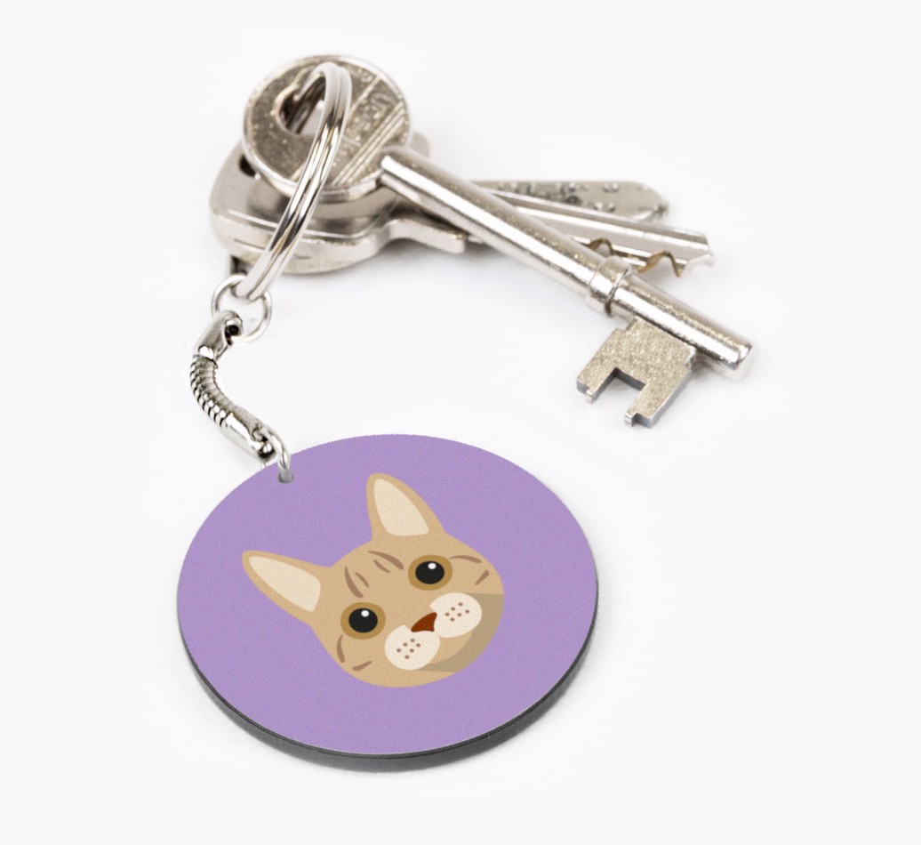 Personalized Cat Keychains