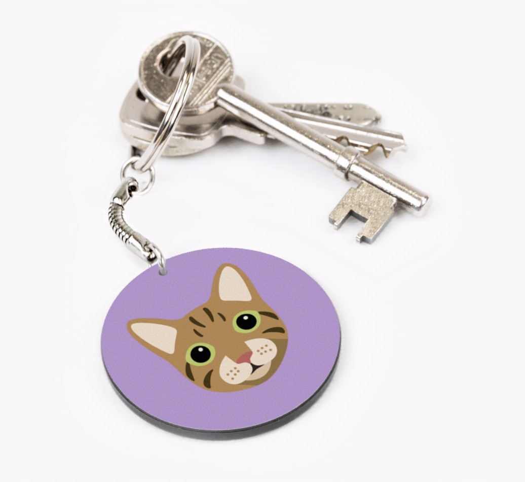 Personalized Cat Keychains
