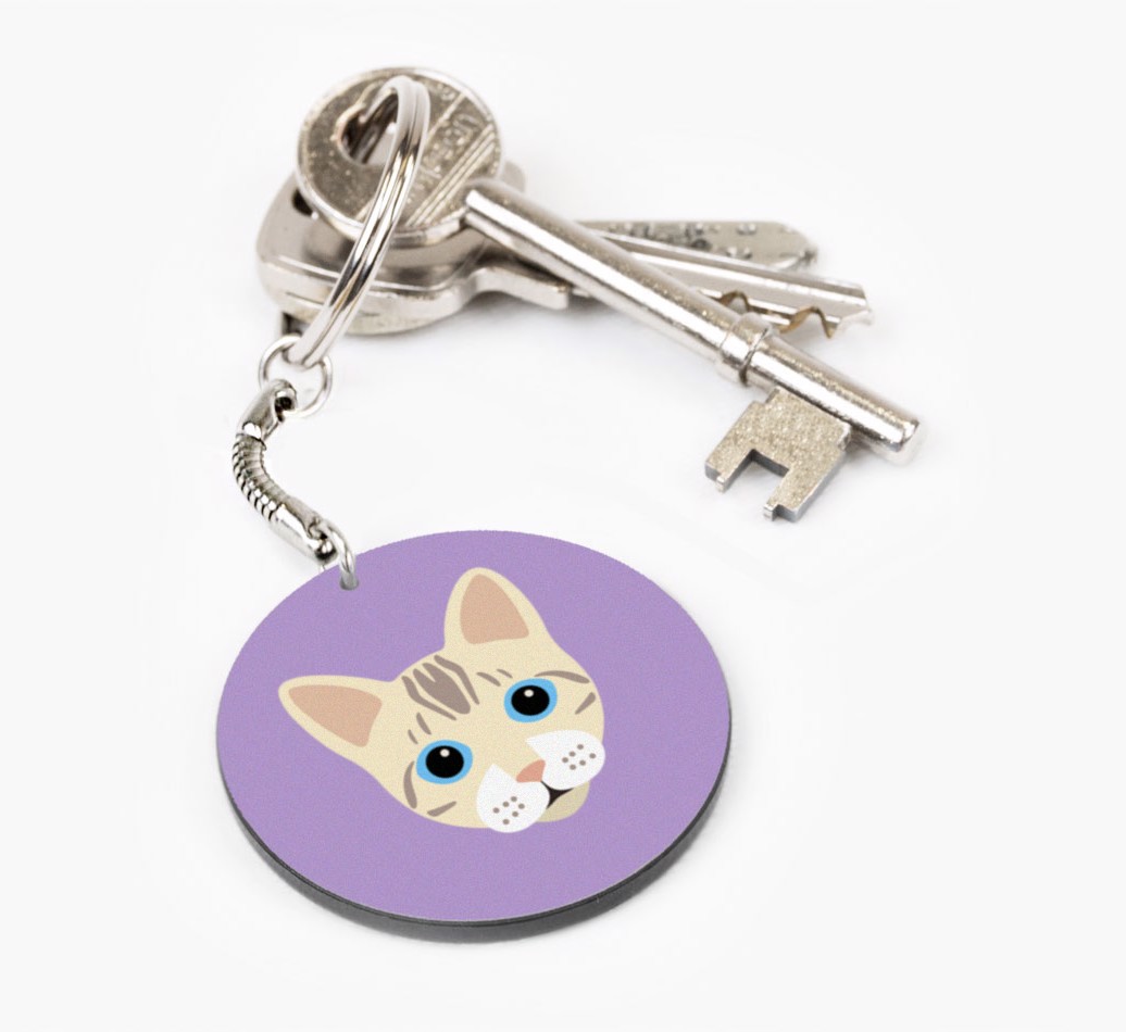 Personalized Cat Keychains