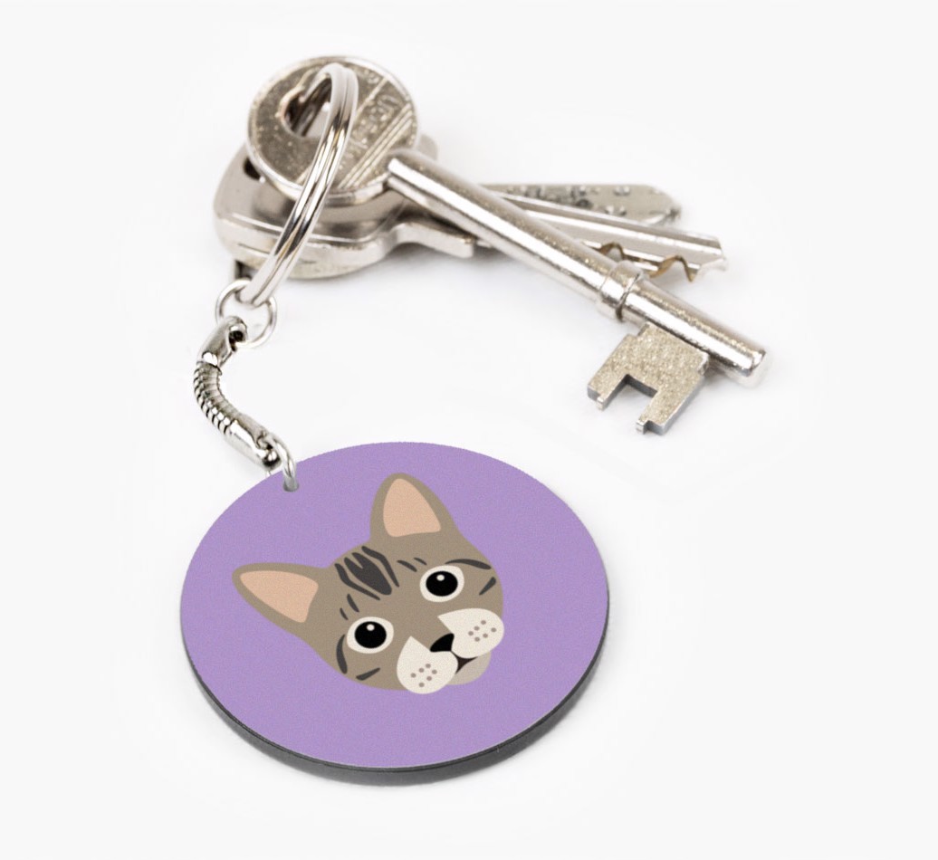 Personalized Cat Keychains