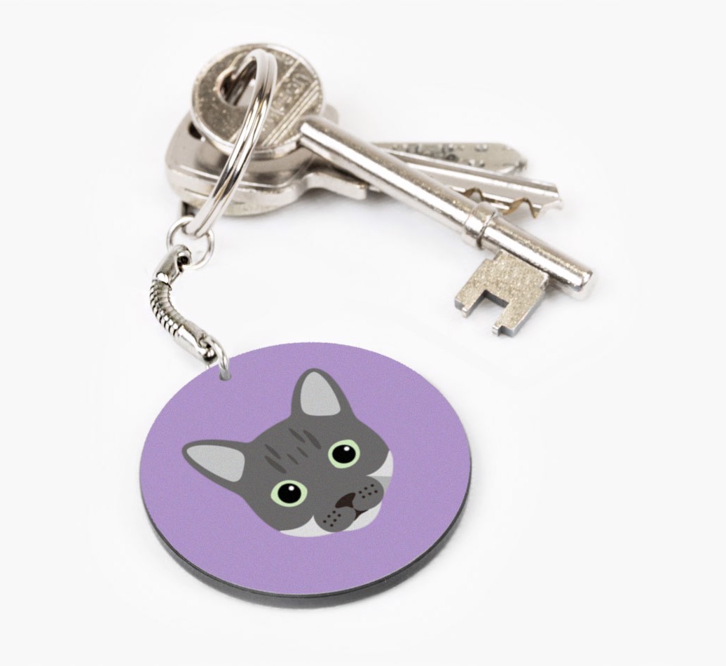 Personalized Cat Keychains