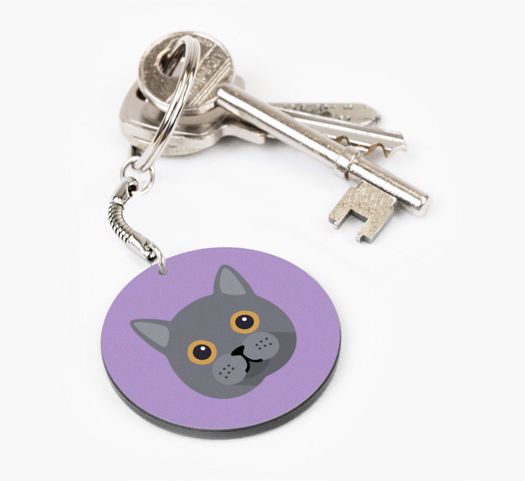 Personalized Cat Keychains