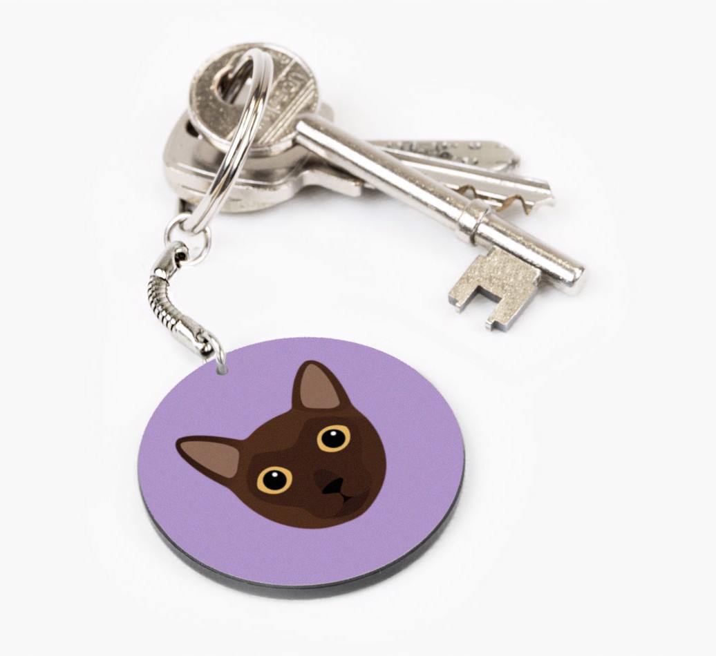 Personalized Cat Keychains