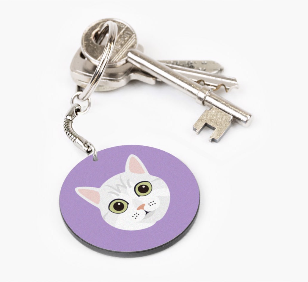 Personalized Cat Keychains