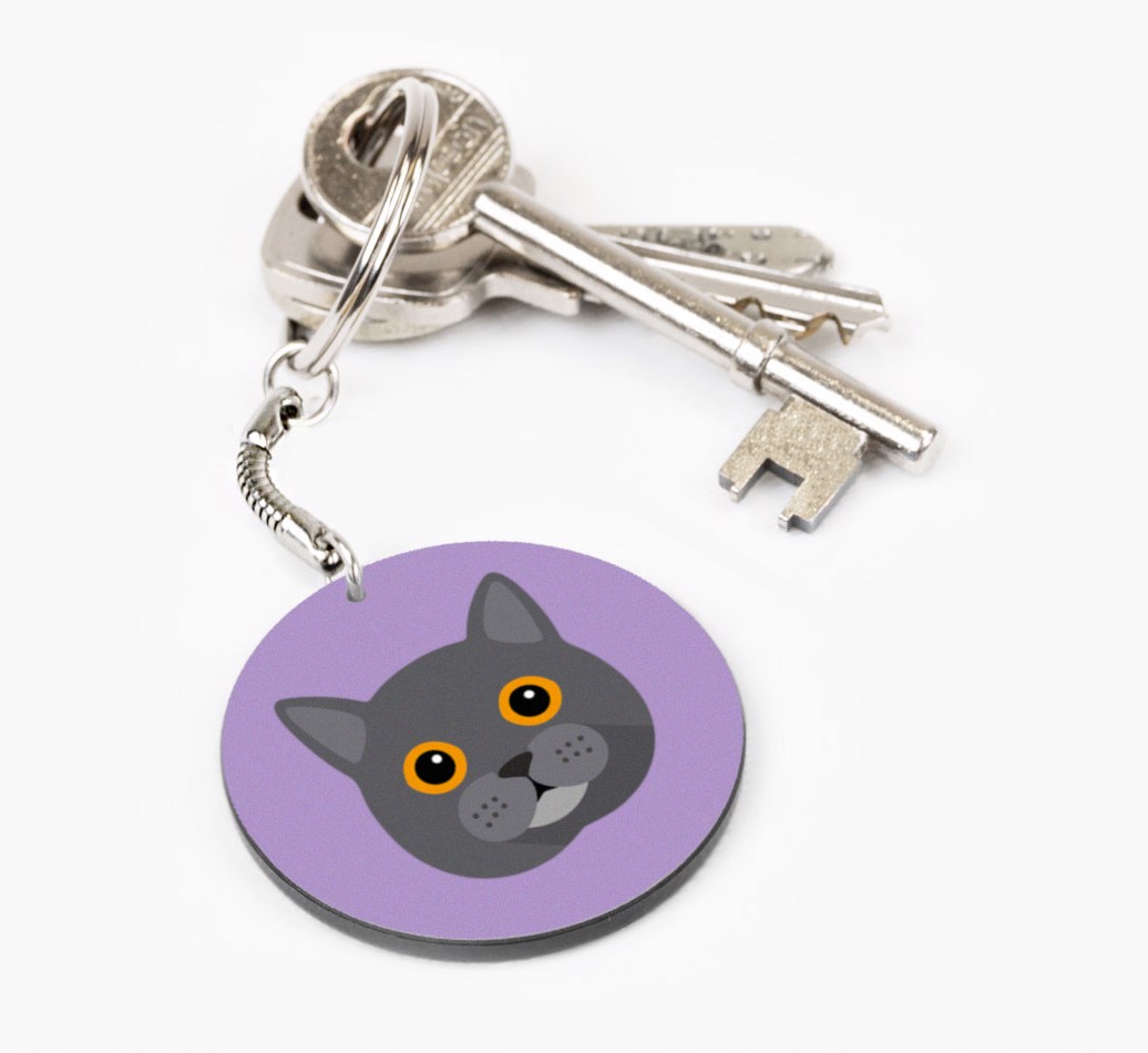 Personalized Cat Keychains
