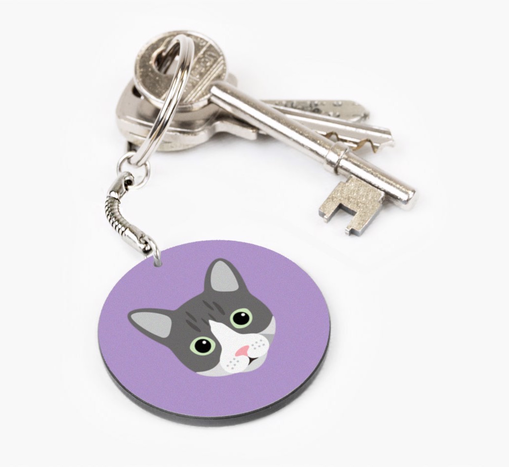 Personalized Cat Keychains