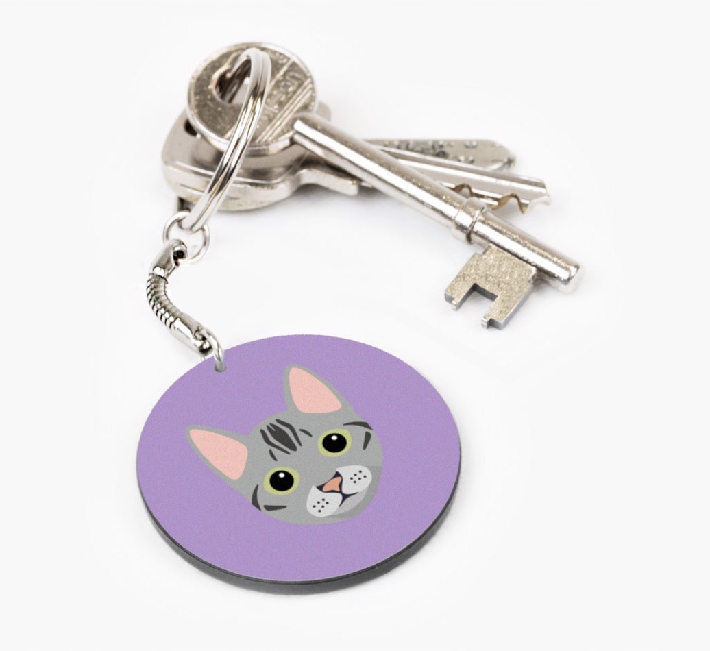 Personalized Cat Keychains