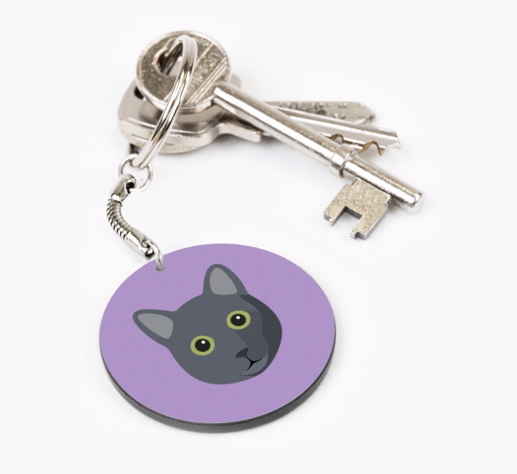 Personalized Cat Keychains