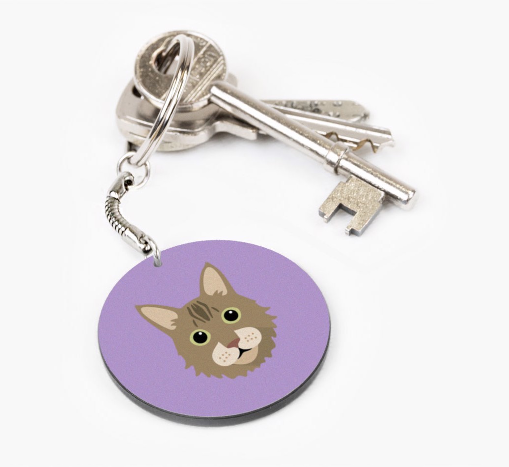 Personalized Cat Keychains