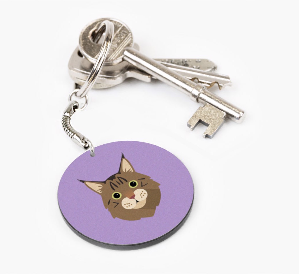 Personalized Cat Keychains