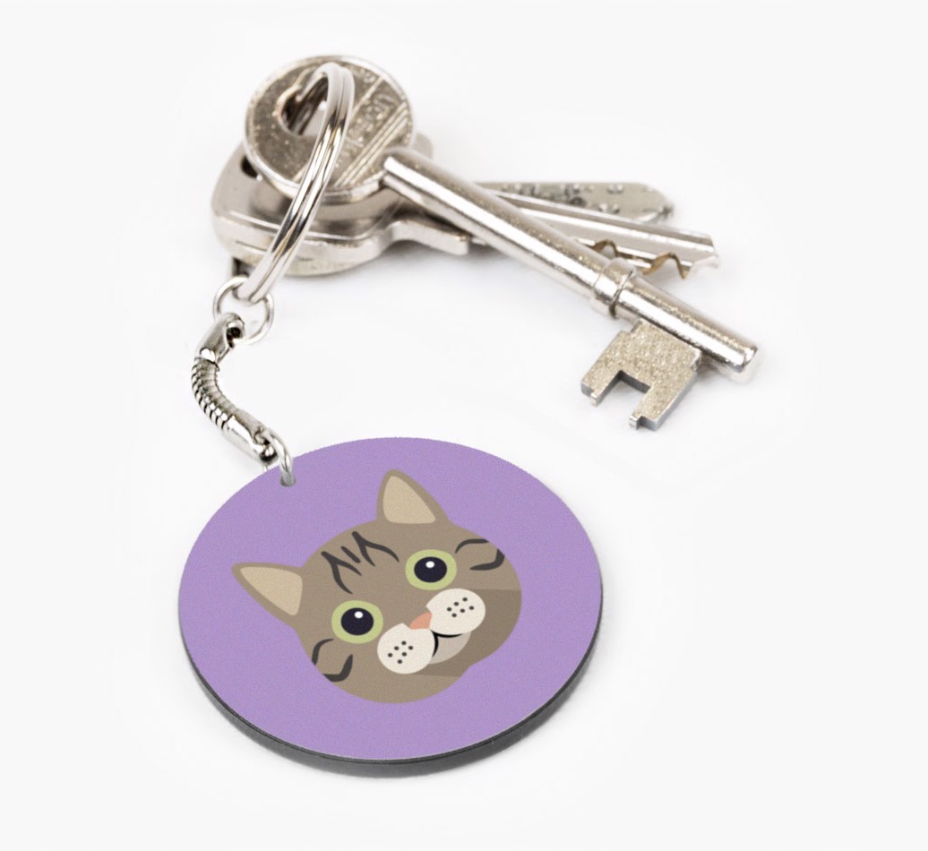 Personalized Cat Keychains