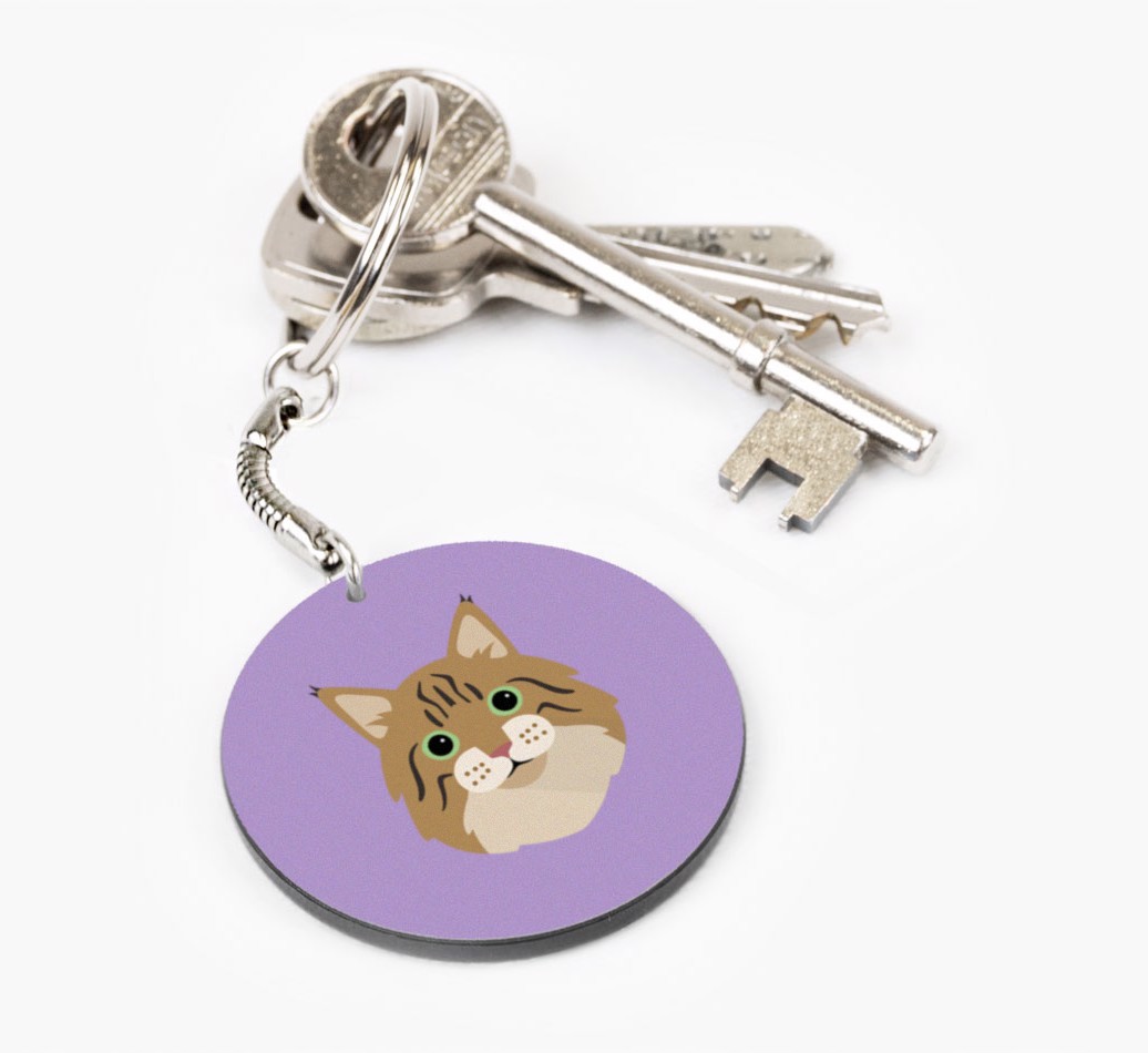 Personalized Cat Keychains