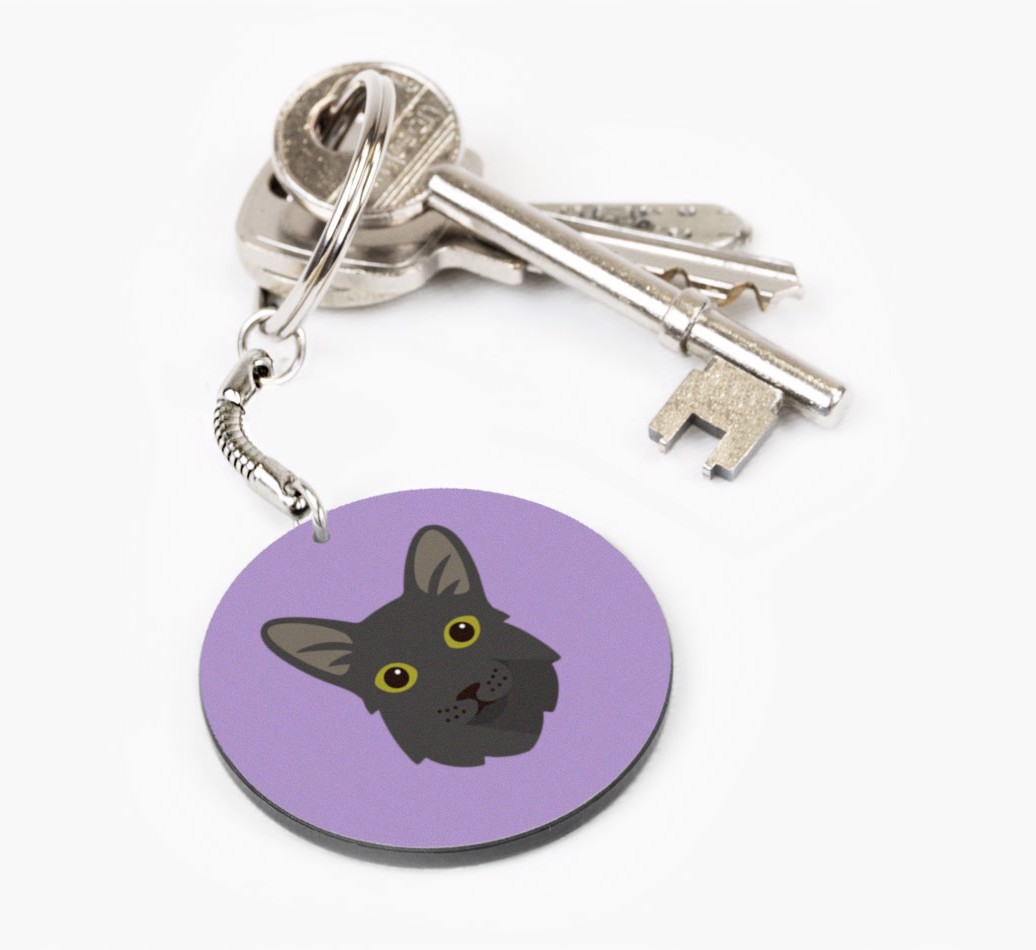 Personalized Cat Keychains
