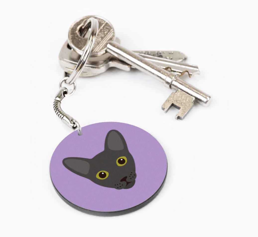 Personalized Cat Keychains