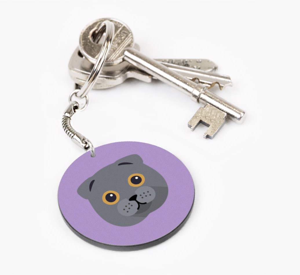 Personalized Cat Keychains