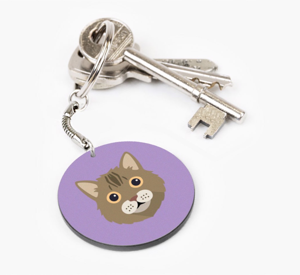 Personalized Cat Keychains