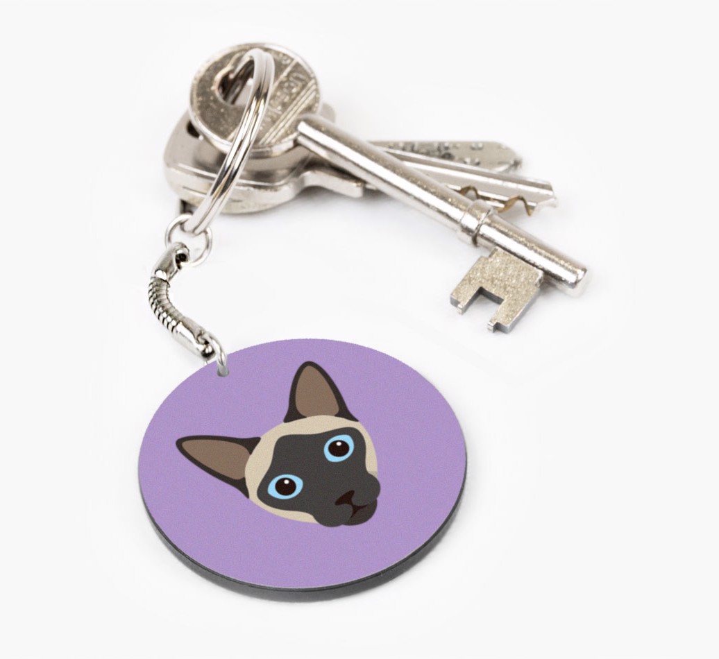 Personalized Cat Keychains