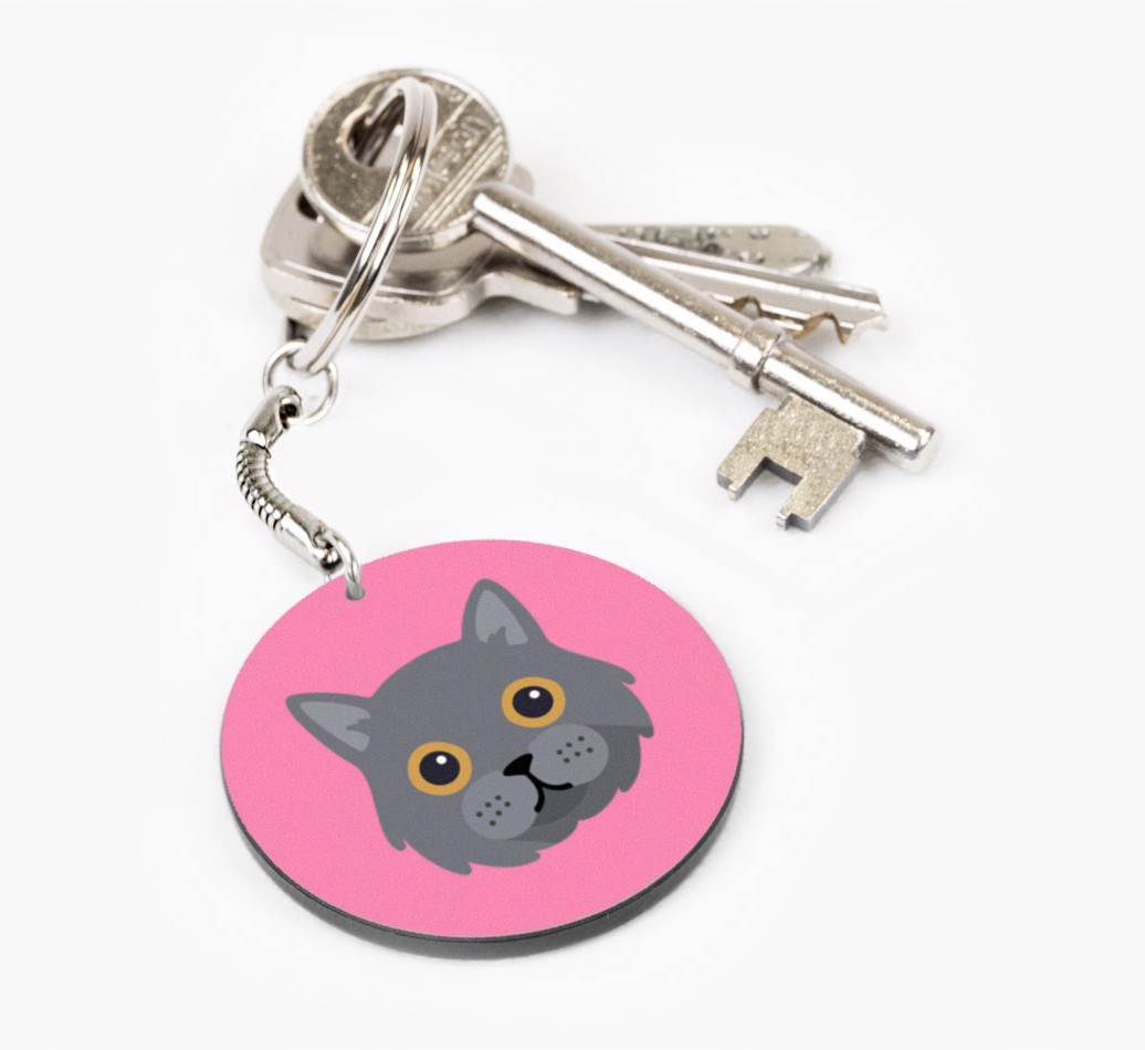 Personalized British Longhair Keychains