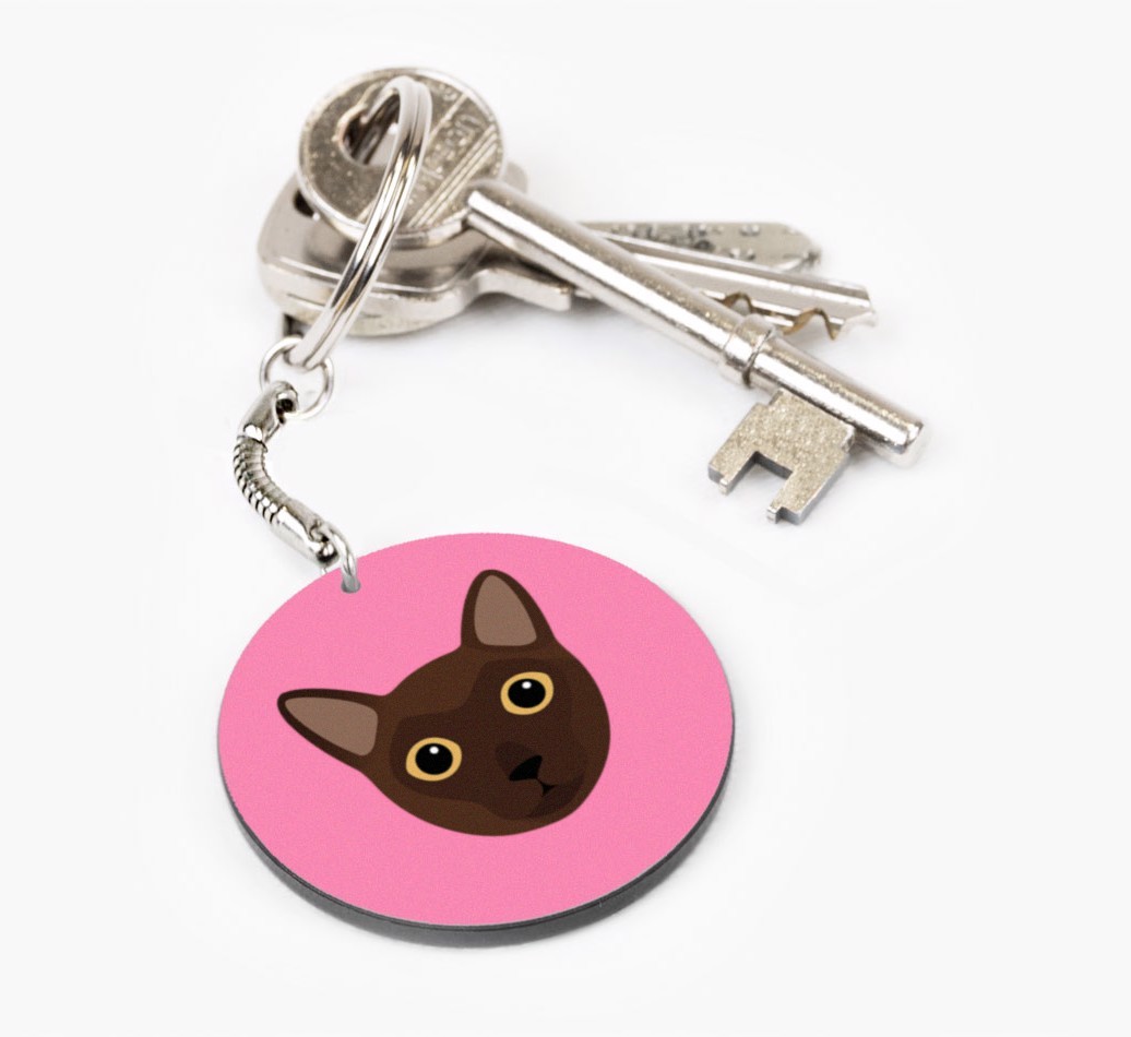 Personalised Burmese Keyrings