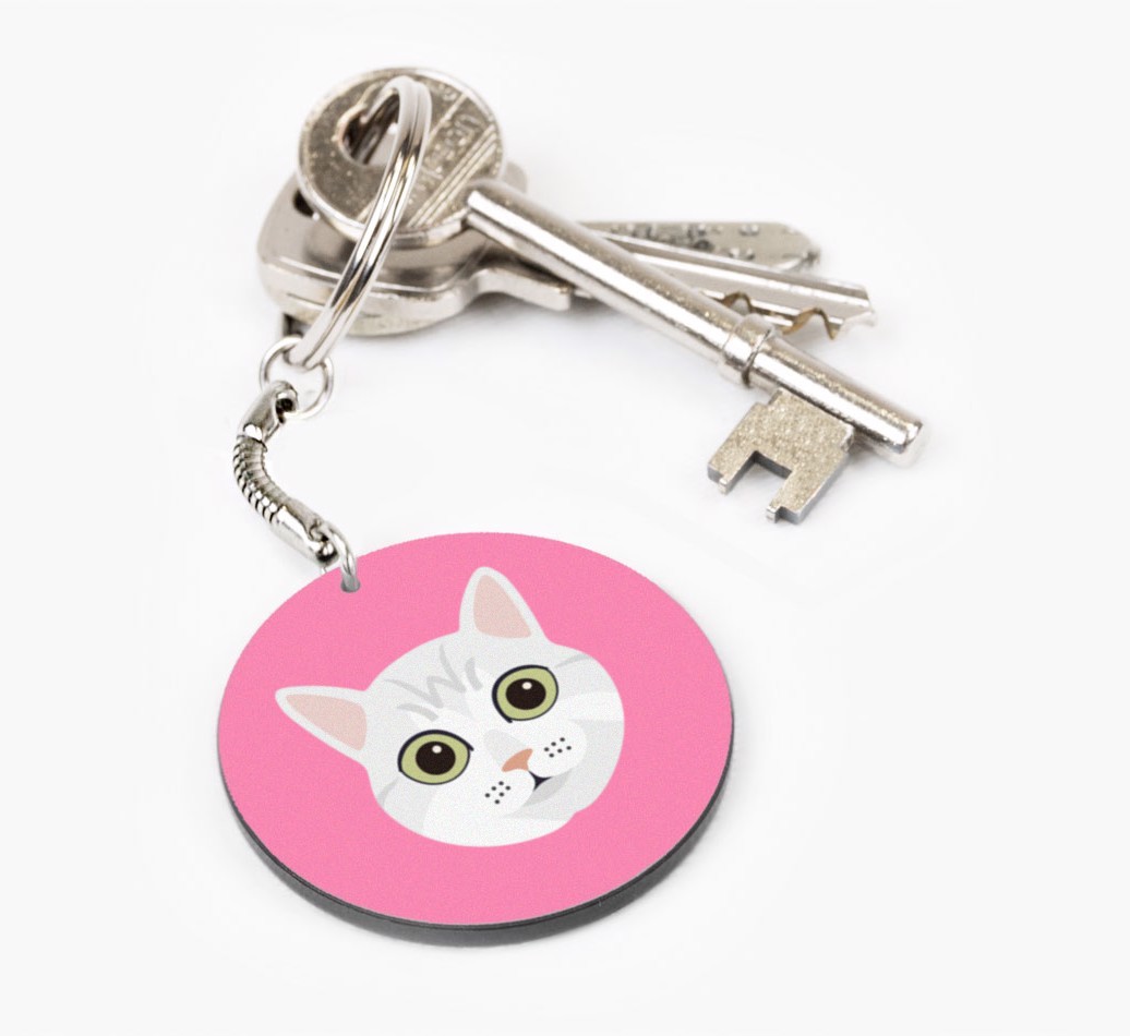 Personalized Burmilla Keychains