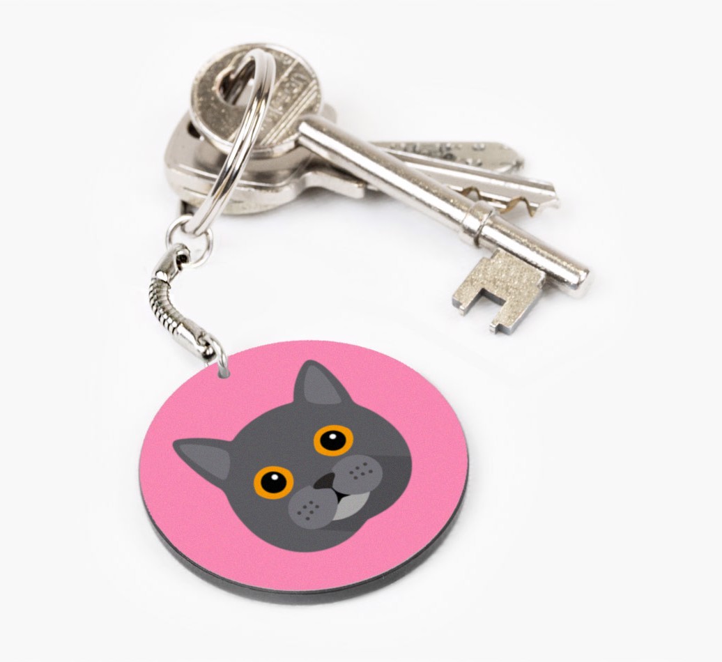 Personalized Chartreux Keychains