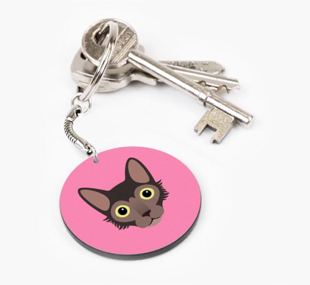 Personalised Lykoi Keyrings