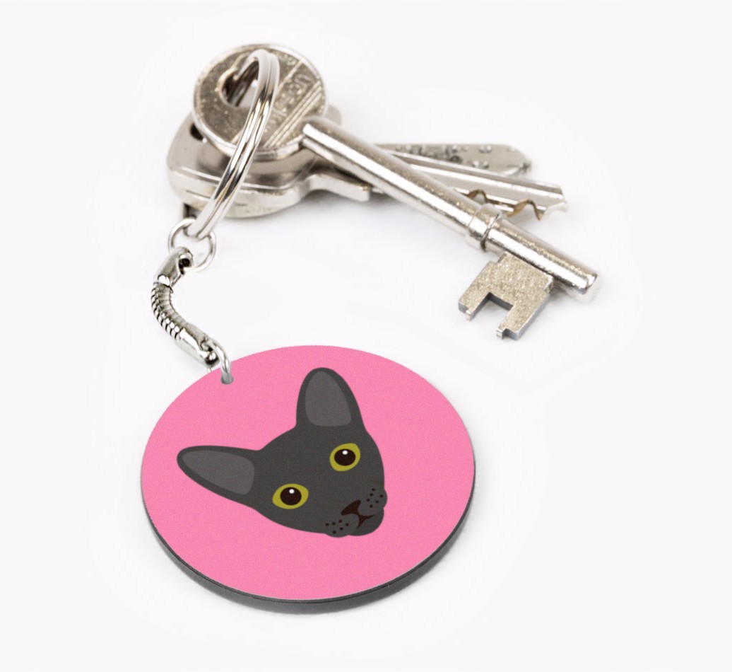 Personalised Oriental Shorthair Keyrings