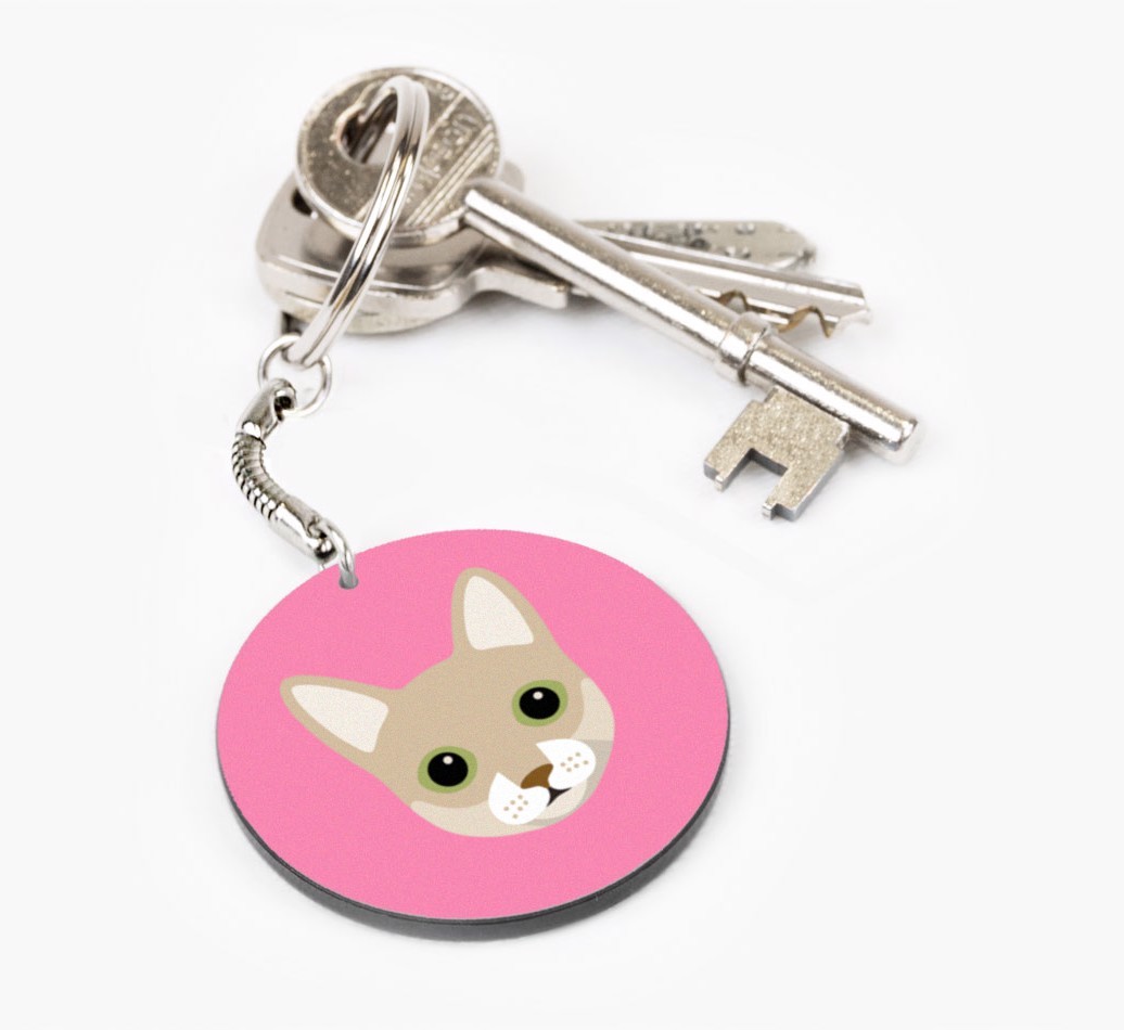 Personalized Singapura Keychains