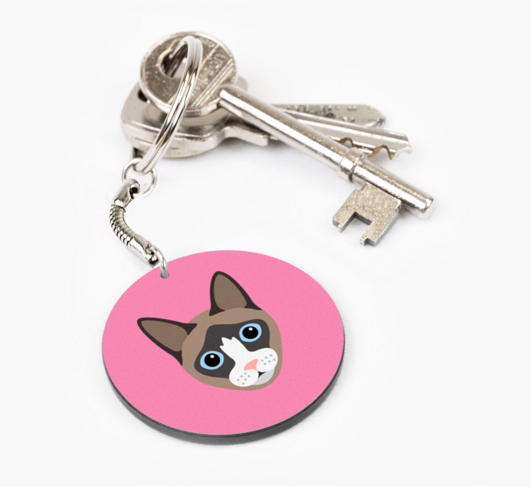 Personalized Snowshoe Keychains