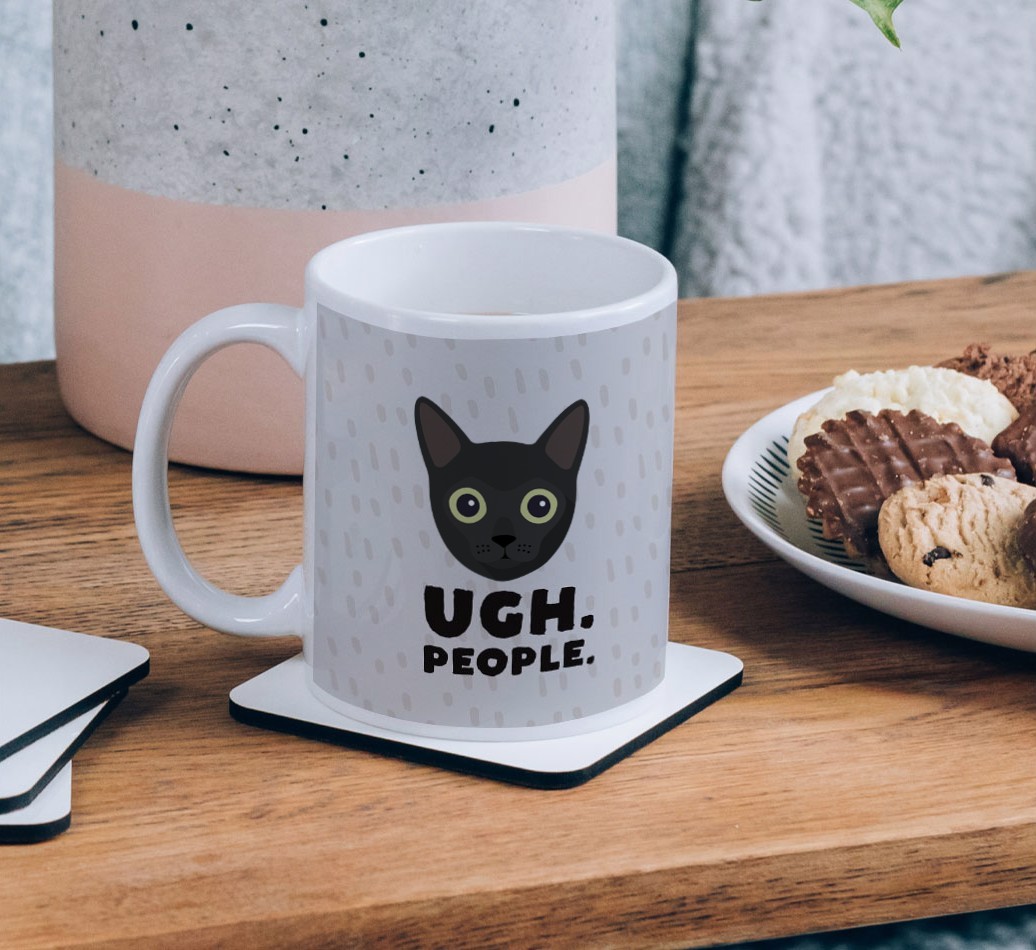 Ugh, People: Personalised {breedCommonName} Mug