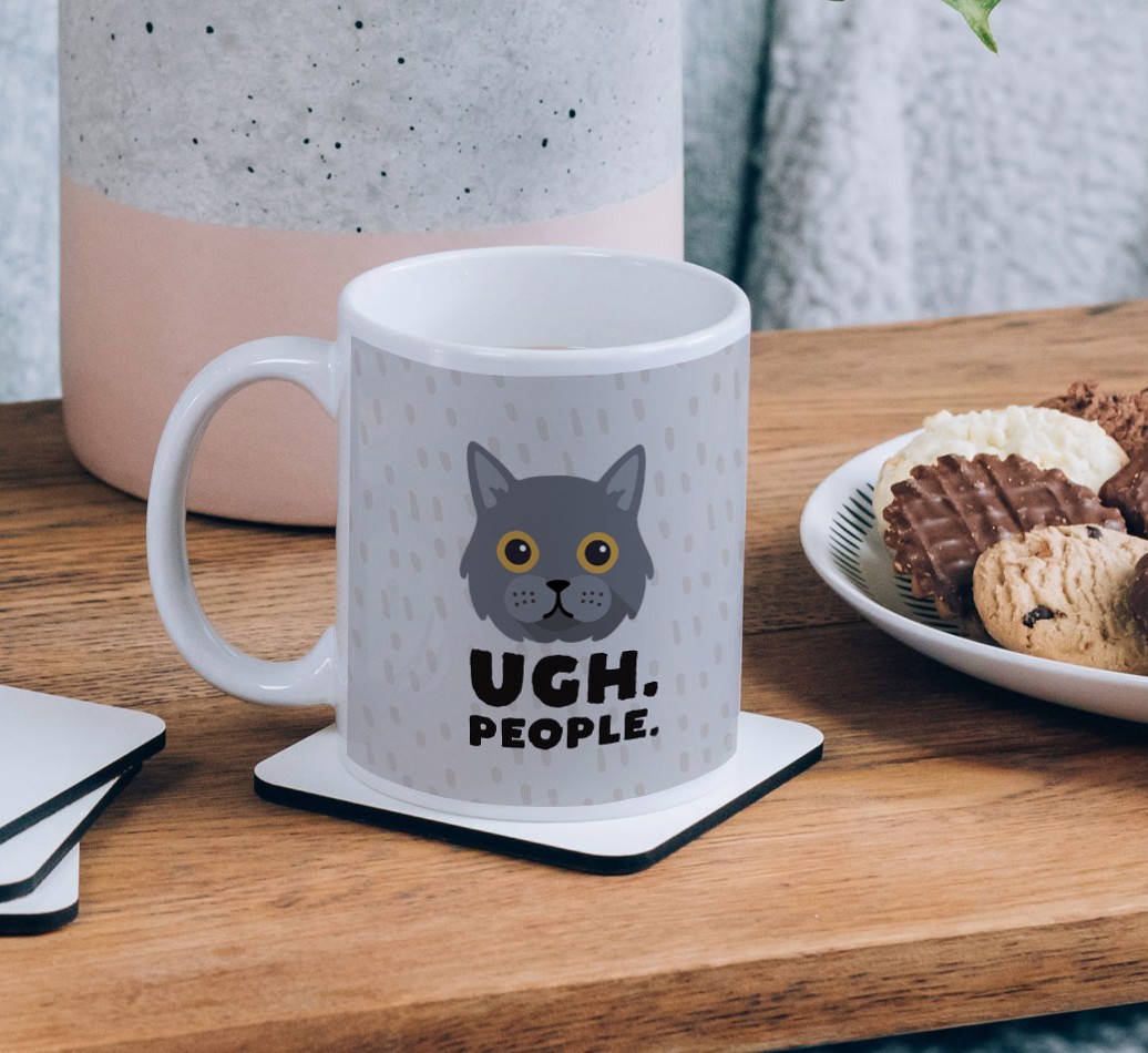Ugh, People: Personalised {breedCommonName} Mug