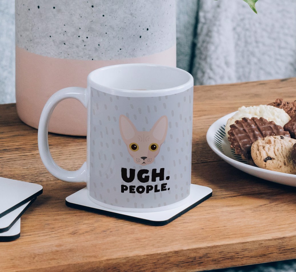 Ugh, People: Personalised {breedCommonName} Mug