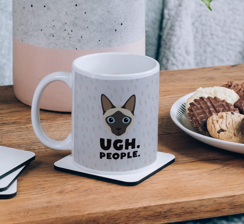 Ugh, People: Personalised {breedCommonName} Mug