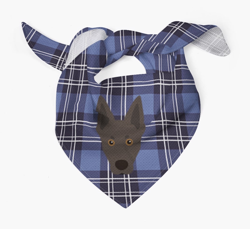 Scottish Tartan Pattern - Personalised {breedFullName} Bandana
