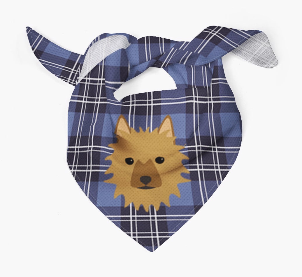 Scottish Tartan Pattern - Personalised {breedFullName} Bandana